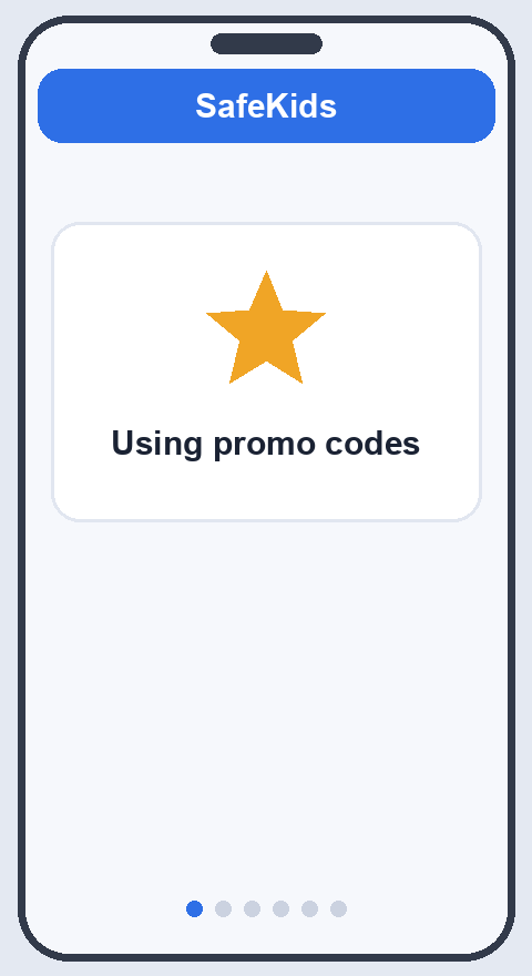 Opening Settings, tapping Enter promo code, typing the code, and tapping Redeem