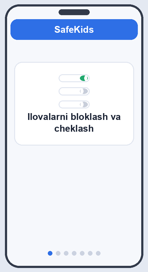Ilovalar ro'yxatini oching, ilovani bosing va uni Har doim ochiq, Ko'ngilochar cheklovi hamda Har doim bloklangan guruhlari orasida ko'chiring